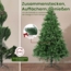 WHEELYOU Künstlicher Weihnachtsbaum mit Beleuchtung, Tannenbaum künstlich, PVC, 180cm, Metallständer, Nordmanntanne, tannenbaum künstlicher weihnachtsbaum mit beleuchtung christmas tree Bild 3