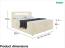 MEBLINI Boxspringbett ASPIN 160x200 cm mit Bettkasten und LED - H4/Beige Samt Polsterbett - Doppelbett mit Topper & Taschenfederkern-Matratze Bild 7