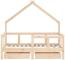 vidaXL Kinderbett mit Schubladen 70x140 cm Massivholz Kiefer 834540 Bild 10