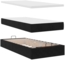 vidaXL Ottoman-Bett mit Matratze Schwarz 80x200 cm Samt 3311809 Bild 5