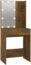vidaXL LED-Schminktisch mit Schrank Räuchereiche Holzwerkstoff 3120185 Bild 12