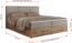 Boxspringbett mit Kopfteil und Topper, Polsterbett - ALBERO 2 - 140 x 200 cm - Beige Stoff - H4 Bild 6