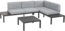 Lounge-Set Benni, Aluminium, Grau Bild 1