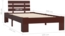 vidaXL Bettgestell Dunkelbraun Massivholz Kiefer 100×200 cm [283173] Bild 14