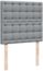 vidaXL Boxspringbett mit Matratze Hellgrau 80x200 cm Stoff 3292629 Bild 6