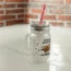 speecheese Glas Faultier Mason Jar Henkel Trinkglas mit Deckel Spruch Ich kam sah und Bild 6