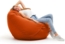 Bruni Kinder-Sitzsack Classico S in Orange – Sitzsack mit Innensack für Kinder, Abnehmbarer Bezug, lebensmittelechte EPS-Perlen als Bean-Bag-Füllung, aus Deutschland Bild 6