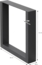 Tischbeine 2er Set 30x43 cm Grau aus Stahl Bild 6