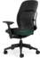 Steelcase Leap Ergonomischer Bürostuhl mit LiveBack Lumbalstütze und Flexibler, S-förmiger Rückenlehne Dunkelgrün Bild 3