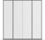 Rauch Möbel Nabila, Drehtürenschrank, Kleiderschrank, Kleiderschränke, Garderobe, 4-türig, Push-to-Open, Farbe Weiß/Grau metallic, Schwarz, 187 x 194 x 53 cm Bild 6