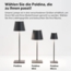 Zafferano Poldina Pro Dimmbare LED-Tischlampe aus Aluminium braun Bild 5