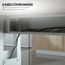bümö höhenverstellbarer Schreibtisch O-Serie 80x80 cm in Asteiche, Gestell in Silber - PC Tisch klein für's Büro manuell höhenverstellbar, Computertisch verstellbar, OS-08-R-S Bild 8