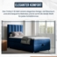 Best for Home Boxspringbett Trinity K-10 single bed with mattress & bed drawer in 4 sizes, elegant Bild 6