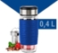 EMSA 'Tee Mug' Teebecher mit Sieb, doppelwandiges Glas, Silikonmanschette, blau, 400 ml Bild 13