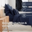 twenty:three® Kissenbezug Lyocell Kissenbezug Midnight Blue, Atmungsaktiv, Ultraweich, 100% TENCEL™ Lyocell, Nachhaltig, 40x40 Bild 2