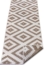 NORTHRUGS In- und Outdoor Teppich Malta 80x250 cm - Wendeteppich Wetterfest Modernes Geometrisches Muster Teppich für Balkon Terrasse Garten Wintergarten Wohnzimmerteppich Wasserfest in Linen Bild 8