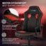 ML-DESIGN Bürostuhl Computerstuhl Schreibtischstuhl für Büro & Arbeitszimmer Drehsessel, Gaming Stuhl XL-Sitzfläche ergonomisch anpassbar PVC-Leder Bild 5