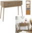 HOME DECO FACTORY Klaus Konsolentisch, Eingangsbereich, Wohnzimmer, Holzwerkstoff, braun, 100 x 80 x 35 Bild 9