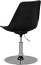 Amstyle 'KORSIKA' Stuhl drehbar aus Kunstleder & Metall, 76 x 46 x 46 cm, Schwarz Bild 8