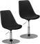 Amstyle 'KORSIKA' Stuhl drehbar aus Kunstleder & Metall, 76 x 46 x 46 cm, Schwarz Bild 9