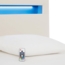 IDIMEX Polsterbett BAGO, Jugendbett mit LED Beleuchtung & Lattenrost Samtbezug cremeweiß Bild 6