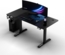 ULTRADESK Level | Ergonomischer Gaming-Schreibtisch mit elektrischer Höhenverstellung | Interner Speicher für 2 Einstellungen | Steckdosenleiste, XXL-Mauspad | Stahlgestell, Blaues Pad, 140x66 cm Bild 7