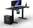 ULTRADESK Level | Ergonomischer Gaming-Schreibtisch mit elektrischer Höhenverstellung | Interner Speicher für 2 Einstellungen | Steckdosenleiste, XXL-Mauspad | Stahlgestell, Blaues Pad, 140x66 cm Bild 6