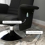 HOMCOM Massagesessel Elektrischer Liegesessel mit Fernbedienung (Fernsehsessel, 1-St, Relaxsessel), für Wohnzimmer, Schlafzimmer, Schwarz Bild 6