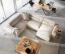 Wohnlandschaft Sirpio L 330x230 cm Cord Beige Recamiere variabel Bild 6