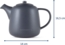 Hanseküche Teekanne Teekanne (1L), 1.3 l, (Teekanne, 1-St, inkl. Edelstahlsieb), Hochwertiges Material, Edelstahlsieb, Ergonomischer Griff Bild 4