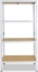 shelfplaza HOME 155x80x60 cm Schwerlastregal in weiß mit 4 Böden und 175 kg Traglast pro Boden Bild 6