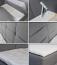 Boxspringbett Best mit 2 Bettkästen, Doppelbett mit Bonell-Matratze und Topper, Polsterbett, Bett (Dunkelgrau (Inari 94), 140 x 200 cm) Bild 7