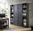 Regal-Set >Jasmin< in Graphit - 172x204x38cm (BxHxT) Bild 1