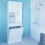 Badezimmerschrank mit Wäschekippe Plizz - Weiß Bild 6