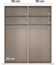 Rauch Möbel Alabama, Kleiderschrank, Garderobenschrank, 4-türig, Spiegel, Zubehör Basic, 2 Kleiderstangen, 4 Einlegeböden, Farbe Beige, Griff Grau metallic, 181 x 229 x 54 cm Bild 7