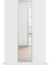 Rauch Möbel Alabama Schrank Kleiderschrank Drehtürenschrank Weiß mit Spiegel 3-türig inklusive Zubehörpaket Classic 2 Kleiderstangen, 5 Einlegeböden BxHxT 136 x 210 x 54 cm Bild 8