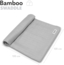 LIONELO Bamboo Swaddle Musselin Babywickel, Babydecke Aus 100% Natürlicher Bambusbaumwolle, Größe 120x120 cm, Mulltücher, Kinderdecke, Angenehmes und Weiches Material (Grey Stone) Bild 7