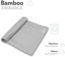LIONELO Bamboo Swaddle Musselin Babywickel, Babydecke Aus 100% Natürlicher Bambusbaumwolle, Größe 120x120 cm, Mulltücher, Kinderdecke, Angenehmes und Weiches Material (Grey Stone) Bild 6