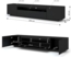 TV-Schrank AURA 200 cm schwarz matt Bild 3