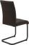 4er Set Schwingstuhl Linn - Webstoff Braun Bild 6
