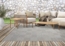 the carpet Calgary - robuster Outdoor Teppich, Flachgewebe, modernes Design, ideal für Küche und Esszimmer, Vintage-Optik, Boho-Style, auch für den Außenbereich, Grau-Beige, 120x160 cm Bild 6