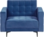 Sessel ABERDEEN Samtstoff Blau Bild 5