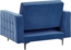 Sessel ABERDEEN Samtstoff Blau Bild 6