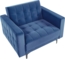 Sessel ABERDEEN Samtstoff Blau Bild 7