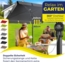 KESSER® Sonnenschirm Rechteckig Inkl. 2in1 Abdeckung & Transporttasche Gartenschirm Terrassenschirm | Schirm 200 × 125cm für Balkon Garten & Terrasse | Neigungswinkel und Höhe verstellbar Schwarz Bild 4