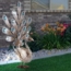 LED Solarleuchte, Pfau, Kupfer, Dekorsteine, Höhe 56,8 cm Bild 10