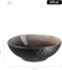 Modernes Schüsselset für 4 Personen in aufregendem Vintage Look, 9-teiliges Schalen Set mit besonderer Glasurkombination in Schwarz und Braun, Steinzeug Bild 4