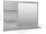 vidaXL Badspiegel Betongrau 60x10,5x45 cm Holzwerkstoff 805010 Bild 7