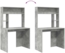 vidaXL Schreibtisch Beton Grau 91 x 50 x 149 cm Holzwerkstoff 869261 Bild 8