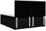 vidaXL Boxspringbett mit Matratze Schwarz 200x200 cm Stoff 3294458 Bild 7